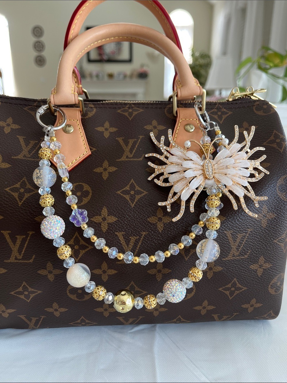 Bling bag charm